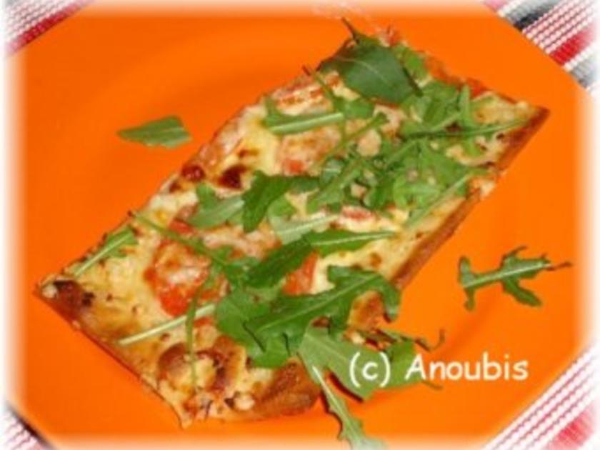 Hauptgericht vegetarisch - Vegetarischer Flammkuchen - Rezept - kochbar.de