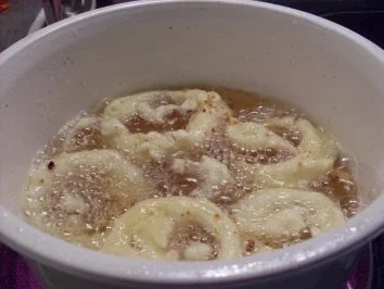 Karree gebraten mit Rosmarinkartoffel und Zwiebelringen - Rezept - Bild Nr. 8