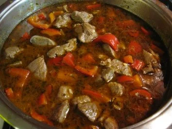 Rezept: Cordero chilindrón - Lammragout mit Paprika Bild Nr. 2 Cordero chilindrón - Lammragout mit Paprika - Rezept - Bild Nr. 2