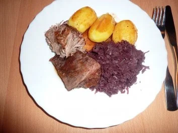 Fl/Rind/Schwein: Sonntagsbraten - Rezept