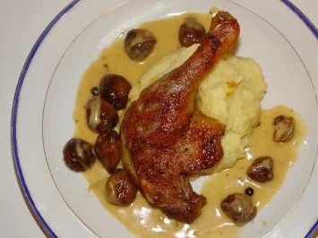 Rezept: Entenkeule an Kartoffelnpüre Bild Nr. 2 Entenkeule an Kartoffelnpüre - Rezept - Bild Nr. 2