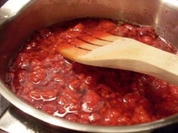 Rezept: Vanilleflammerie mit Himbeer - Granatapfelsauce Bild Nr. 11 Vanilleflammerie mit Himbeer - Granatapfelsauce - Rezept - Bild Nr. 11