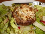 Gefüllte Champignons überbacken - Rezept