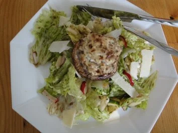 Gefüllte Champignons überbacken - Rezept - Bild Nr. 2