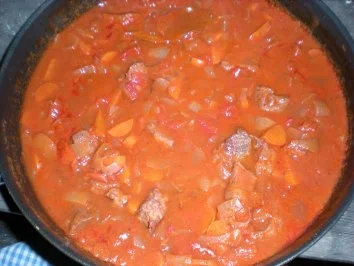 Fleisch: Gulasch - Rezept