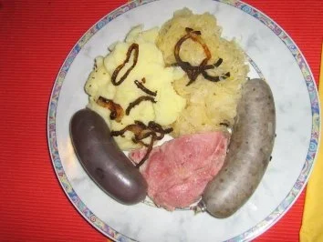 Schlachtplatte - Metzgersupp - Rezept