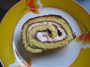 Nuss-Nugat-Stracciatella-Rolle - Rezept