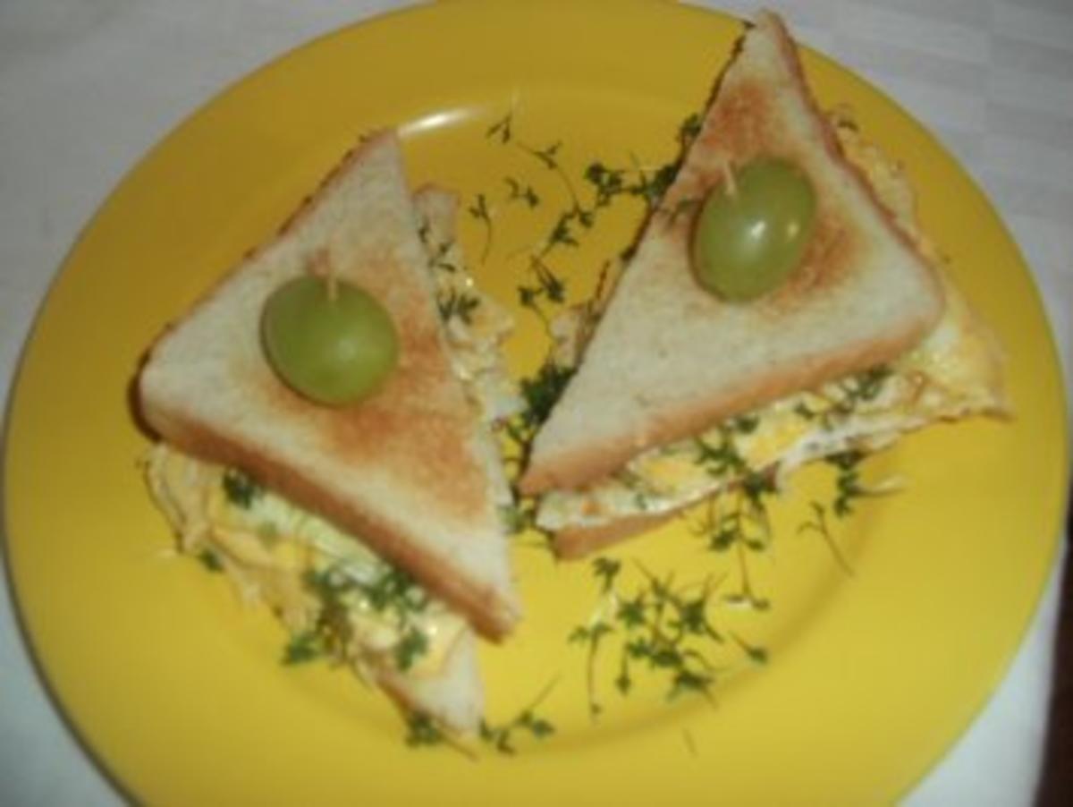 Sandwich mit Ei - Rezept mit Bild - kochbar.de