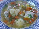 Gemüsesuppe mit Putenfleisch - Rezept