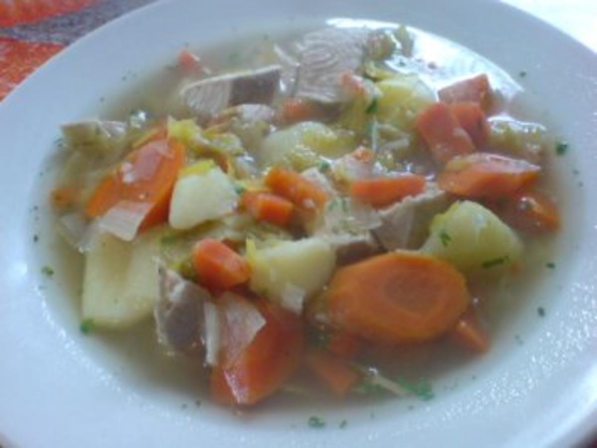 Gemüsesuppe mit Putenfleisch - Rezept - Bild Nr. 2