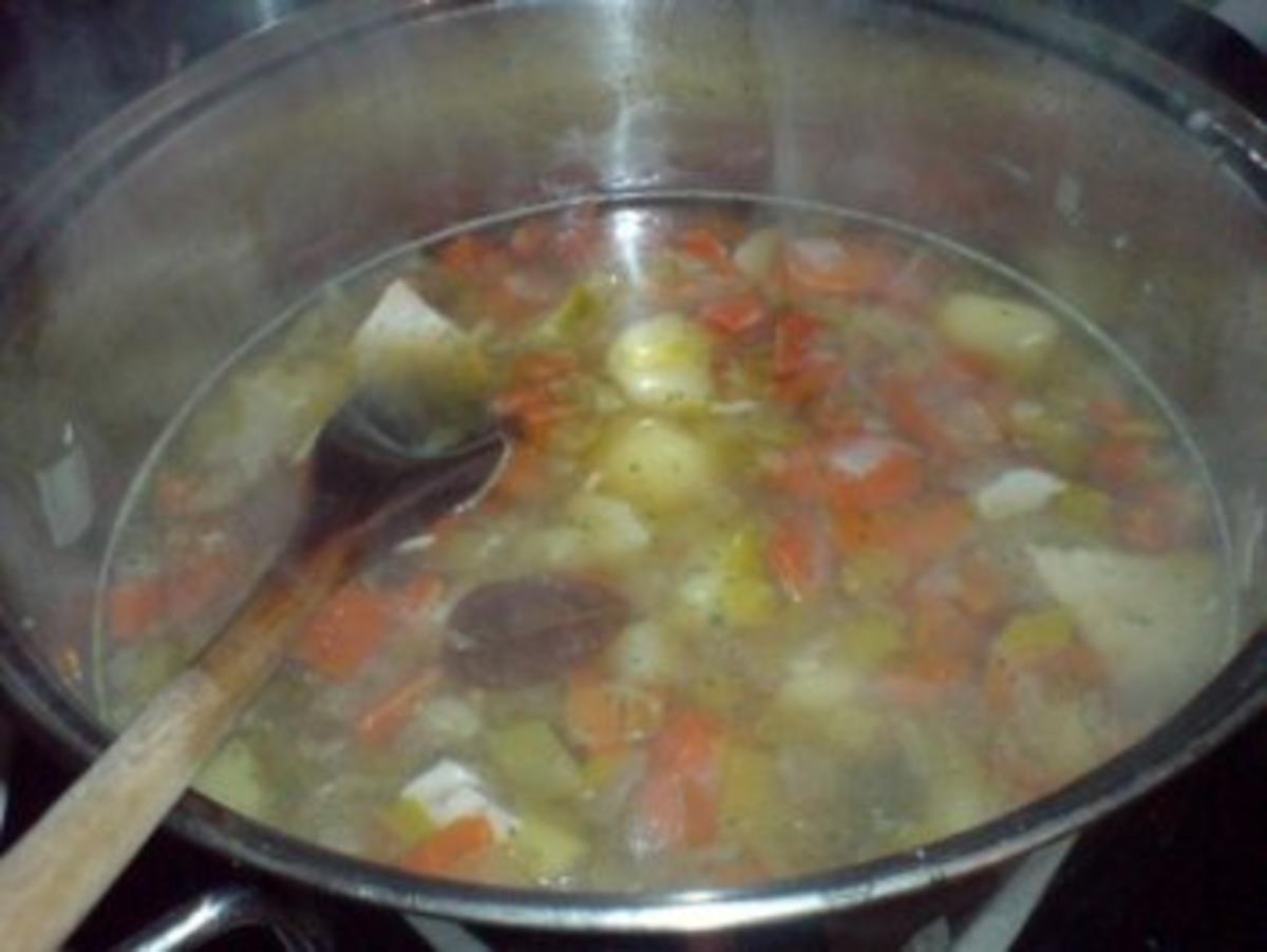 Gemüsesuppe mit Putenfleisch - Rezept - Bild Nr. 9