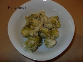 Rahmrosenkohl - Rezept