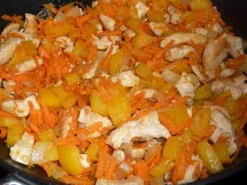 Asiatische Nudelpfanne - Rezept - Bild Nr. 8