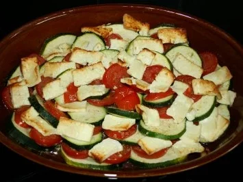 Tomaten-Zucchini-Gratin - Rezept