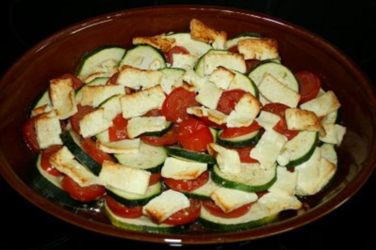 Bilder für Tomaten-Zucchini-Gratin - Rezept