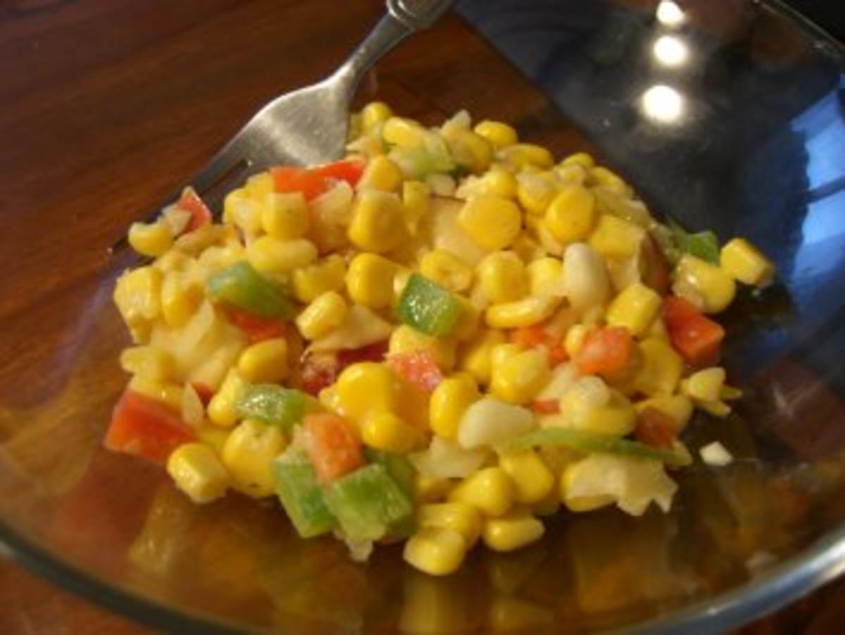 Salat : Mais - Paprika - Salat - Rezept
