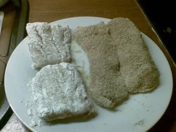 Zweierlei Seelachsfilet mit Kartoffelsalat - Rezept - Bild Nr. 6