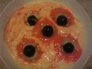 ** Halloween ** Eitergeschwür mit blutigen Augäpfeln - Rezept