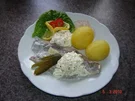Fisch : Matjes mit Frischkäse-Sauce - Rezept