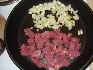 Filetgeschnetzeltes mit Gemüsereis und Senfsahnesoße - Rezept - Bild Nr. 4