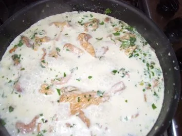 Rumsteak mit Pfifferlingrahmsoße - Rezept - Bild Nr. 3