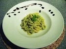Spaghetti mit Lachs und Spinat - Rezept