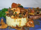 Polenta mit Waldpilzen und Steak - Rezept