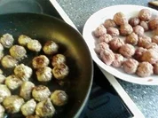 Tatarbällchen mit Bohnen - Tomaten - Gemüse - Rezept