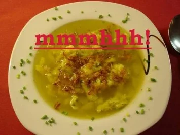Mein heutiges Frühstück "Zwurlsuppe" - Rezept