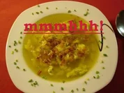 Mein heutiges Frühstück "Zwurlsuppe" - Rezept