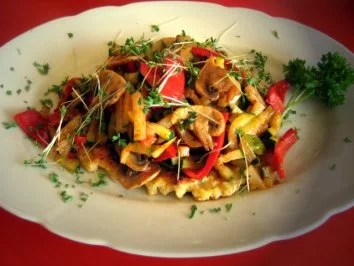 Rösti mit Pfannengemüse - Rezept