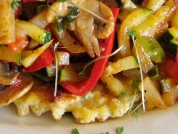 Rösti mit Pfannengemüse - Rezept - Bild Nr. 2