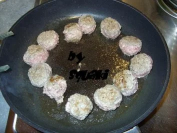 Gemüseragout mit Hackbällchen und Knödeln - Rezept - Bild Nr. 4