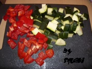 Gemüseragout mit Hackbällchen und Knödeln - Rezept - Bild Nr. 5