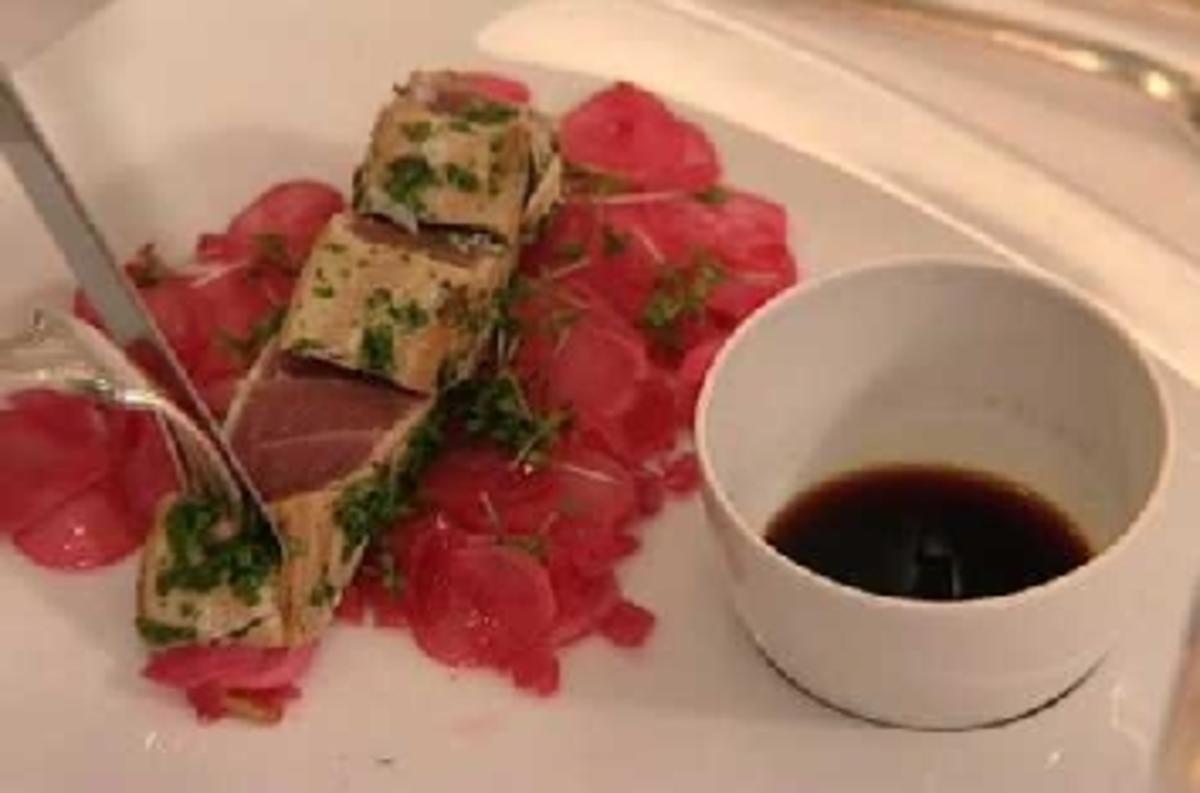 Radieschen-Carpaccio mit Tunfisch - Rezept - Bild Nr. 9
