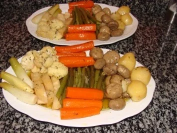 Beilage : -Mariniertes  Gemüse - - Rezept