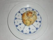 Blätterteigsäckchen mit Zuchini- Champignon Füllung - Rezept