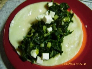 Echt leckere Pfannkuchen mit Spinat-Schafskäse-Füllung - Rezept - Bild Nr. 4