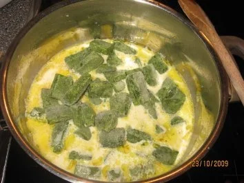 Spagetti in Spinatsoße Vegetarisch - Rezept - Bild Nr. 6