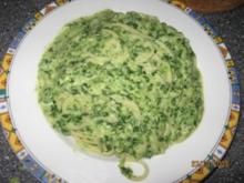 Spagetti in Spinatsoße Vegetarisch - Rezept