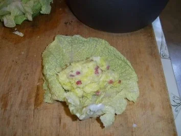 Rezept: Wirsing-Schinken-Kartoffel-Päckchen Bild Nr. 10 Wirsing-Schinken-Kartoffel-Päckchen - Rezept - Bild Nr. 10