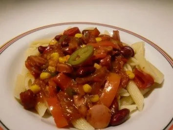 Rezept: Wurstgulasch "Speedy Gonzales" Bild Nr. 3 Wurstgulasch "Speedy Gonzales" - Rezept - Bild Nr. 3