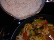 Leckere Gemüsepfanne mit Reis - Rezept