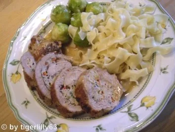 Fein gefüllte Kalbsrouladen - Rezept