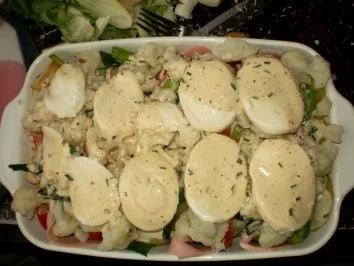 Gemüseauflauf mit Schinken - Rezept - Bild Nr. 3