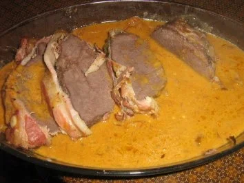 Hirschbraten im Speckmantel - Rezept - Bild Nr. 9