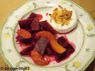 Eingelegte Rote Bete mit Camembert - Rezept