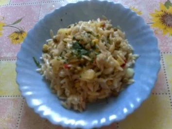 Grichischer Nudelsalat - Rezept