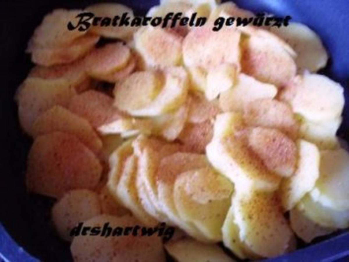 Pfannengericht~Bratkartoffeln mit Sülze und Remouladensosse .... - Rezept - Bild Nr. 4