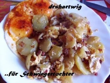 Pfannengericht~Bratkartoffeln mit Sülze und Remouladensosse .... - Rezept - Bild Nr. 9